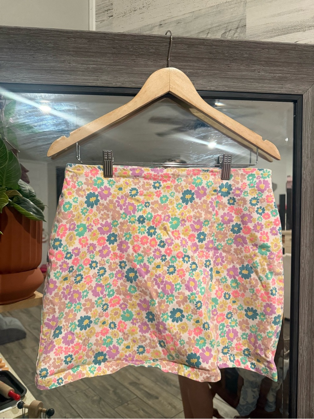 wild fable Pink Floral Mini Skirt